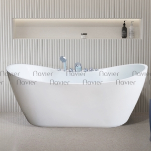 Bồn Tắm Hình Thỏi Vàng Massage Cao Cấp Navier NVB-2423